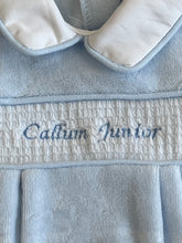 Load image into Gallery viewer, Personalised smocked baby gros