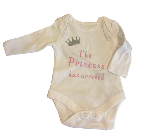 The princess has arrived long sleeve bodysuit