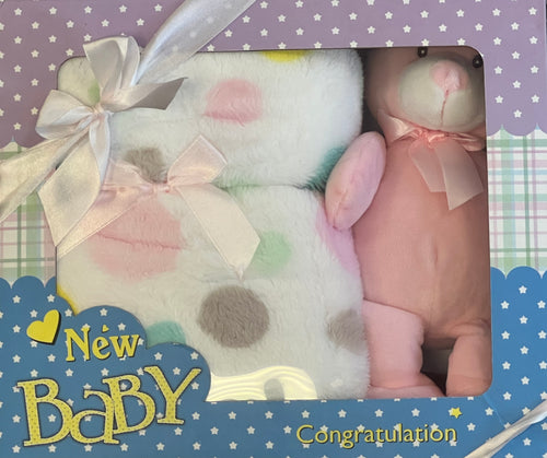 New baby gift set - pink