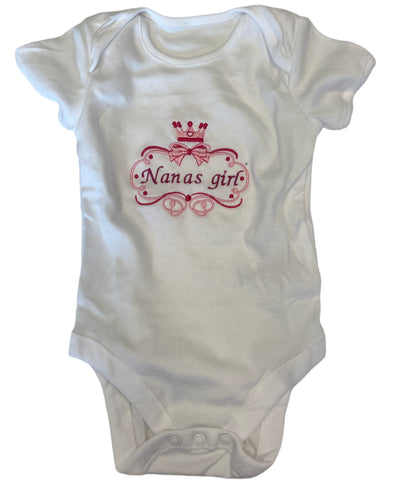 Nanas girl personalised vest