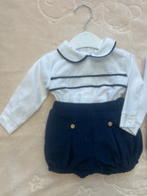 Load image into Gallery viewer, navy short set can be personalised