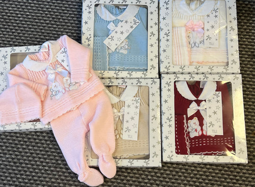 Knit 3 piece box set newborn