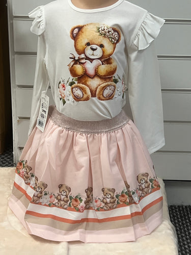 Teddy y skirt set 5-8 years