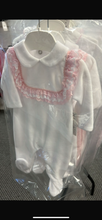 Load image into Gallery viewer, Spanish velour baby gro