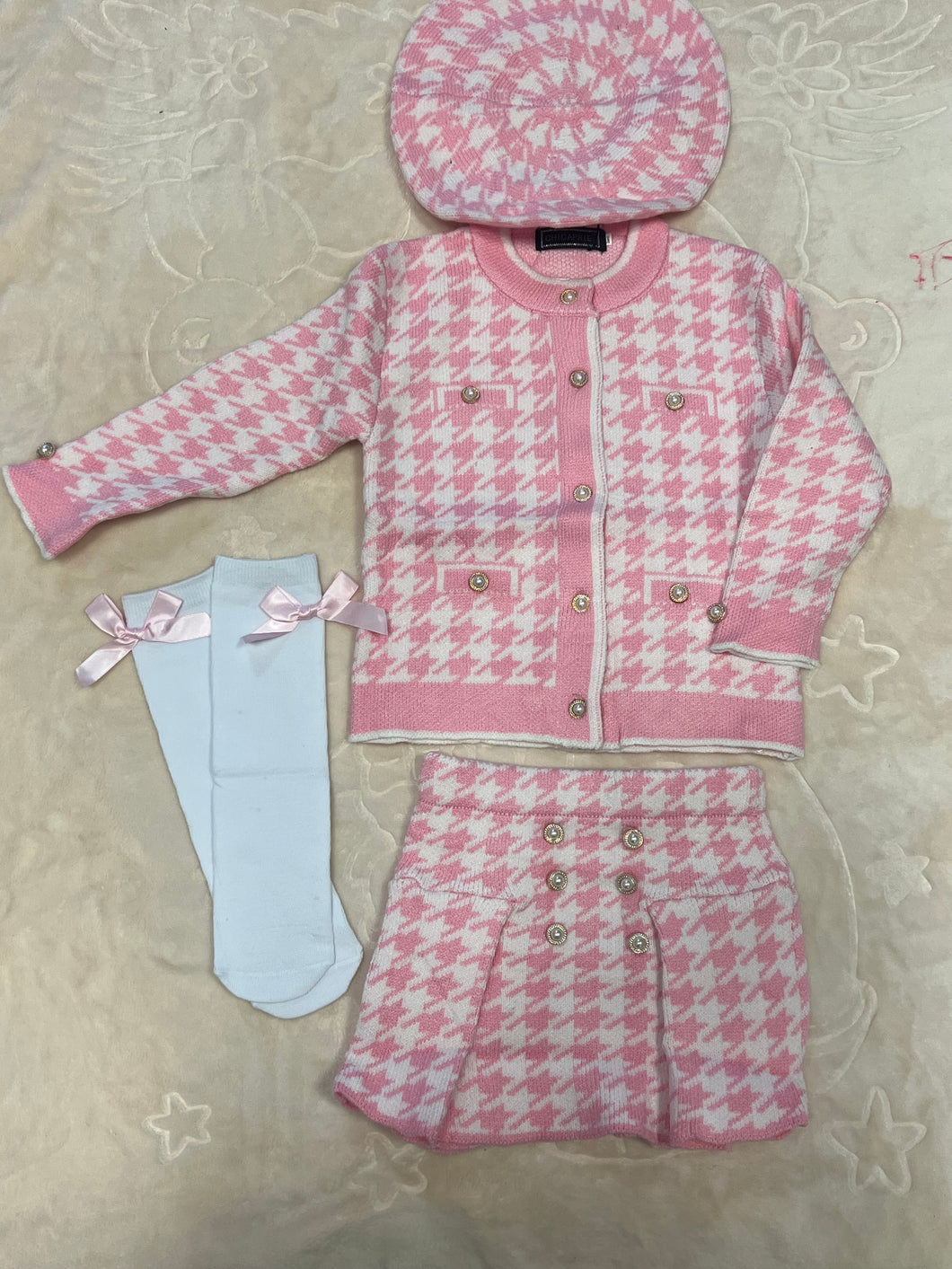 4 piece knit skirt set 2-10 years