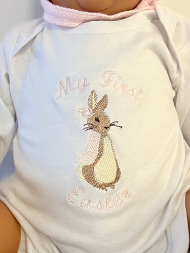 My first Easter personalised long sleeve bodysuit more colours