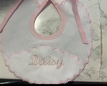 Load image into Gallery viewer, Personalised Spanish bibs with name or initial more colours