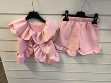 Load image into Gallery viewer, Ruffle short set 2-12 years