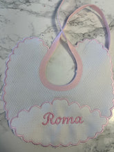 Load image into Gallery viewer, Personalised Spanish bibs with name or initial more colours