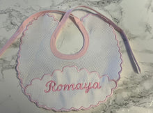 Load image into Gallery viewer, Personalised Spanish bibs with name or initial more colours