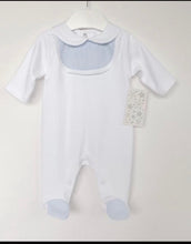 Load image into Gallery viewer, Spanish 100% cotton baby gros can be personalised more colours