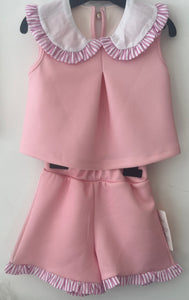 2 piece short set 2-12 years