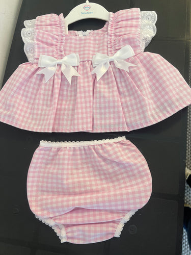 Kinder boutique dress and knickers