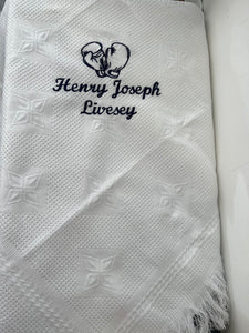 Boxing gloves personalised shawl