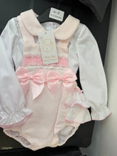 Load image into Gallery viewer, Wee me frilly romper pink