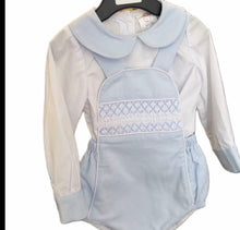 Load image into Gallery viewer, Wee me blue romper