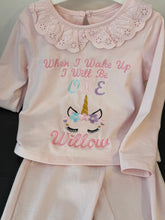 Load image into Gallery viewer, Personalised unicorn birthday eve pyjamas