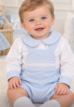 Load image into Gallery viewer, Wee me blue romper