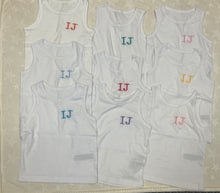 Load image into Gallery viewer, Personalised initial vests 1-10 years