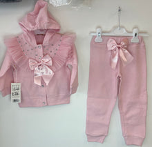 Load image into Gallery viewer, Neon kids 2 piece legging hooded tracksuit set 1-8 years
