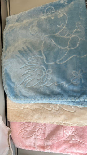 Mink blankets pram size 80x90cm