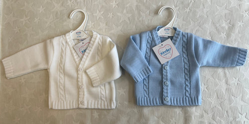 Kinder cable knit cardigans