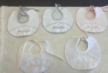 Load image into Gallery viewer, Personalised Spanish bibs with name or initial more colours