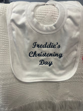 Load image into Gallery viewer, Personalised Christening Day bib