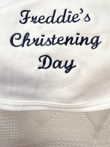 Personalised Christening Day bib