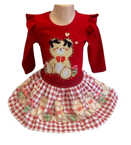 Teddy skirt set 3-4 years only