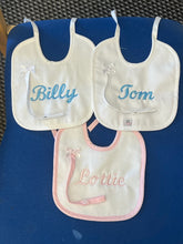 Load image into Gallery viewer, Personalised dummy clip bib