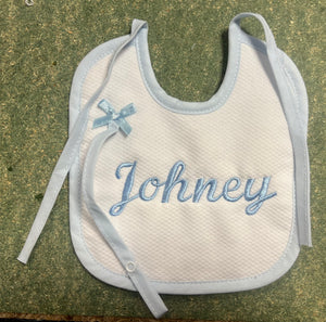 Personalised dummy clip bib