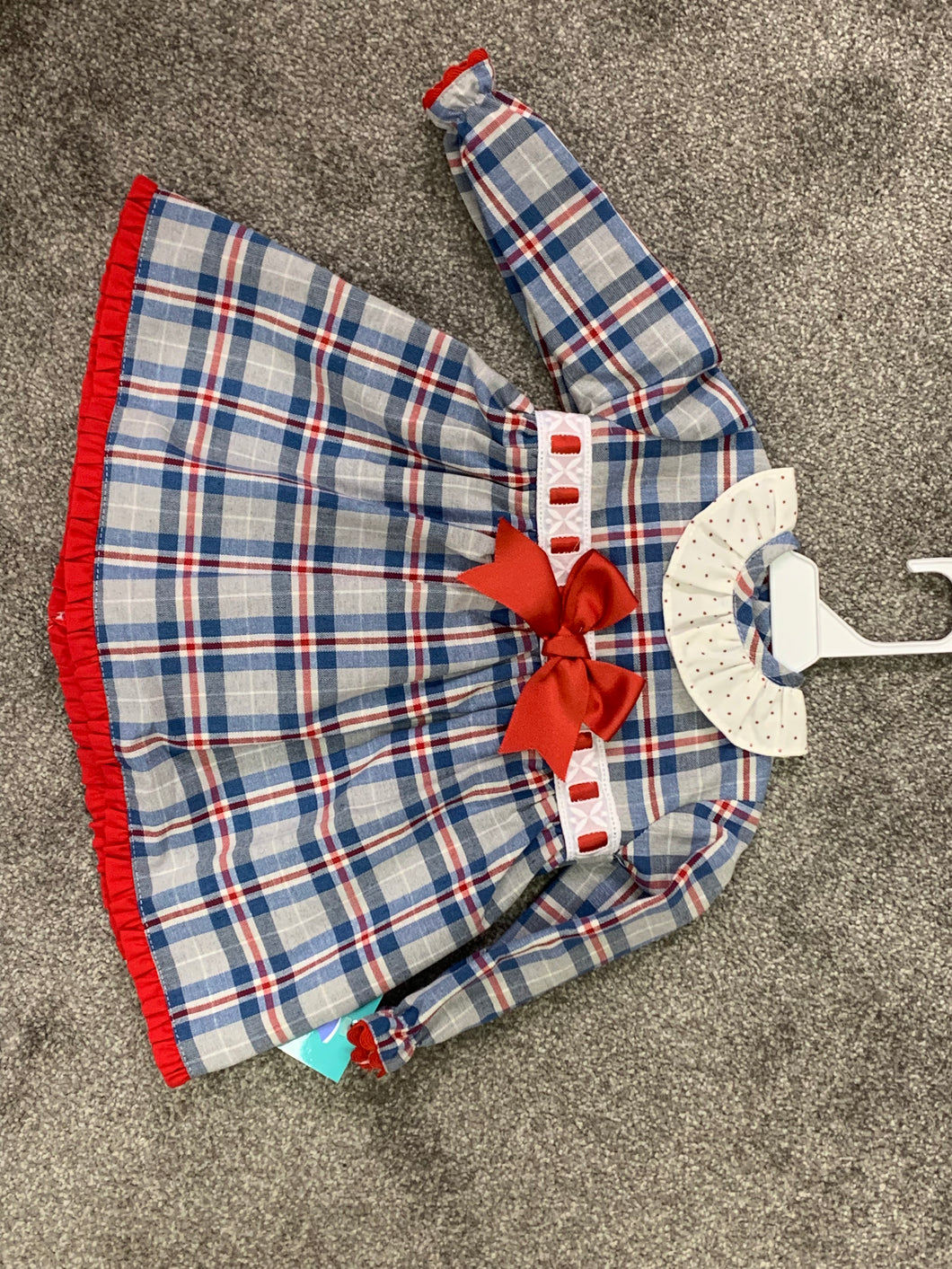 Baby ferr red bow dress