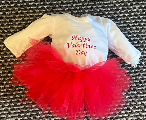 Valentine’s Day top and tutu sets