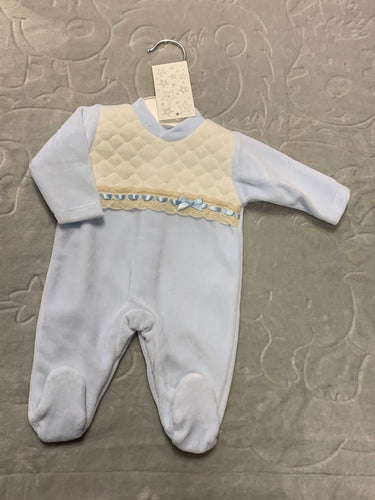 Belour baby gro - blue