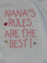 Load image into Gallery viewer, Nanas rules are best bodysuit