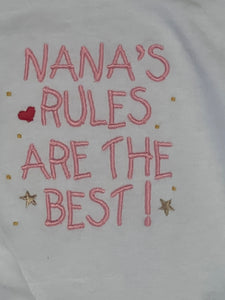 Nanas rules are best bodysuit