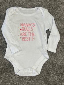 Nanas rules are best bodysuit