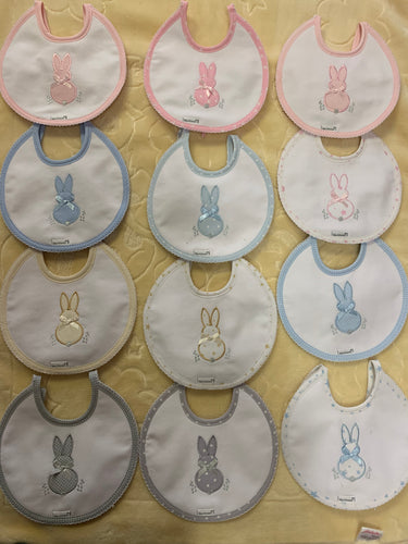 Spanish bunny bib