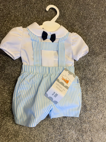 Striped shorts set