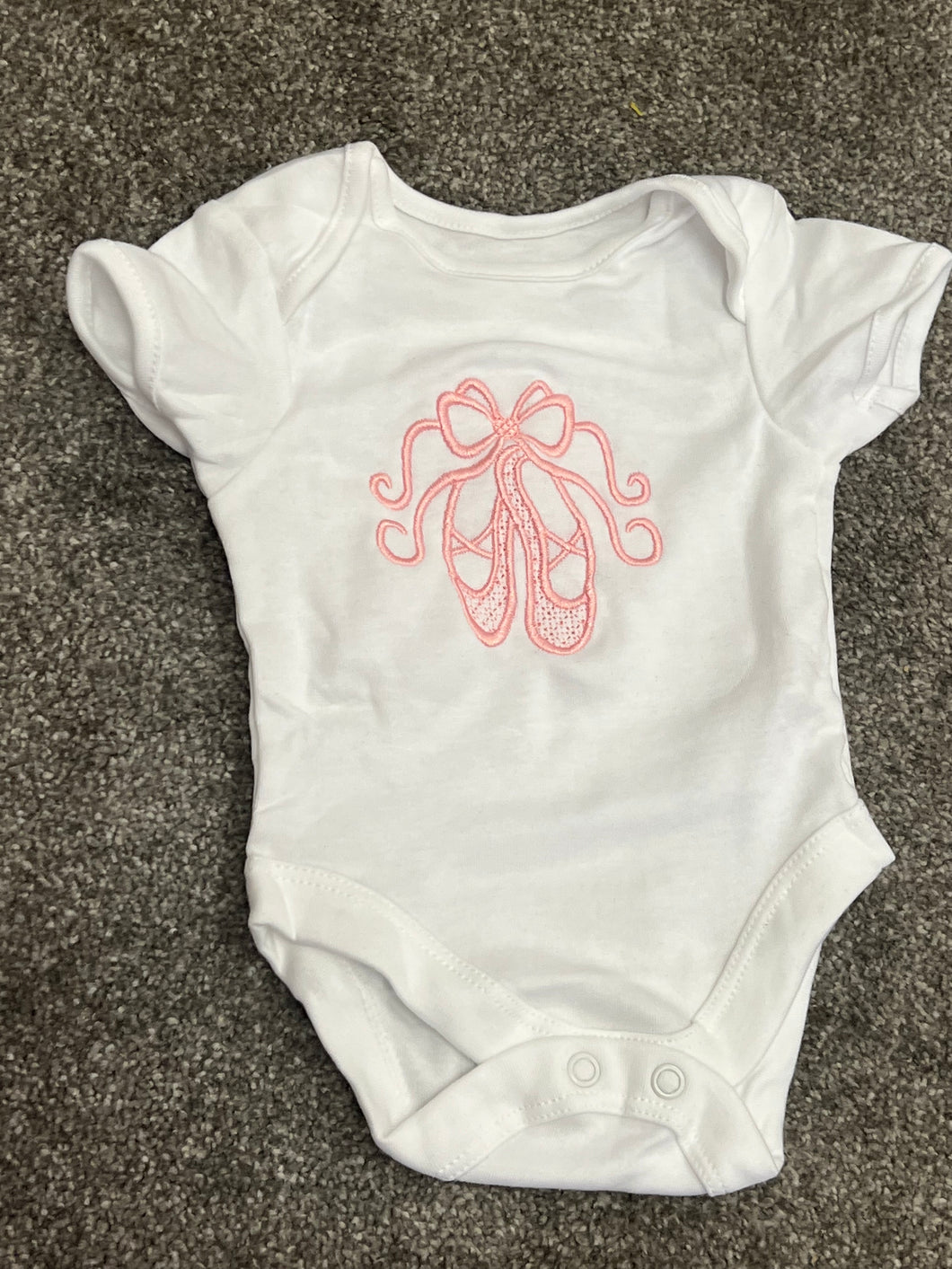 Custom made ballet shoes vest or t shirt