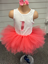 Load image into Gallery viewer, Custom made birthday tutu set 1-8 years