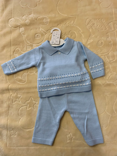 Spanish knit set - Blue