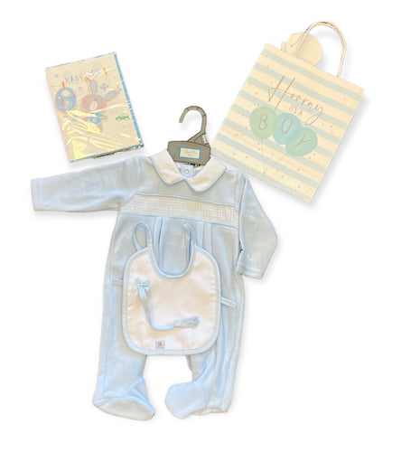 Gift bag set blue