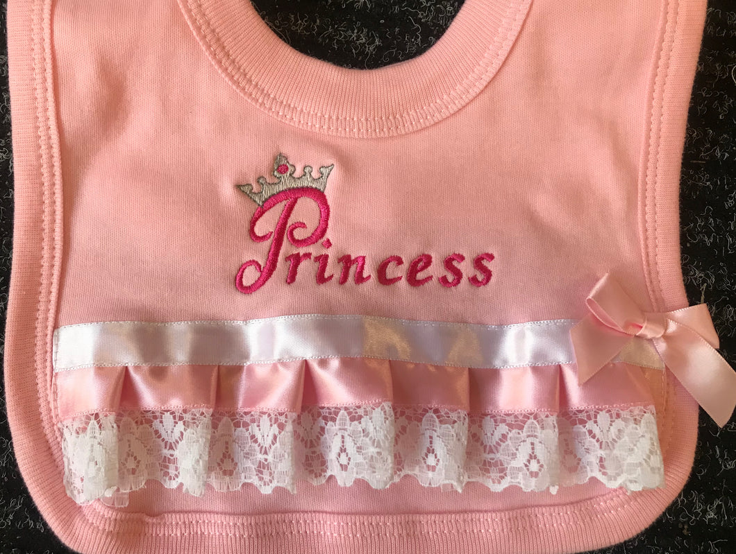 Princess lace bib